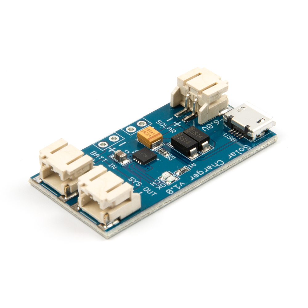 Модуль заряда Lipo аккумулятора от солнечной панели, 500мА